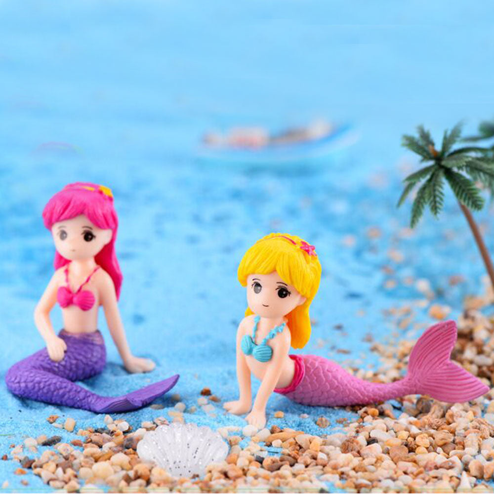 Mermaid micro landscape aquarium decoration