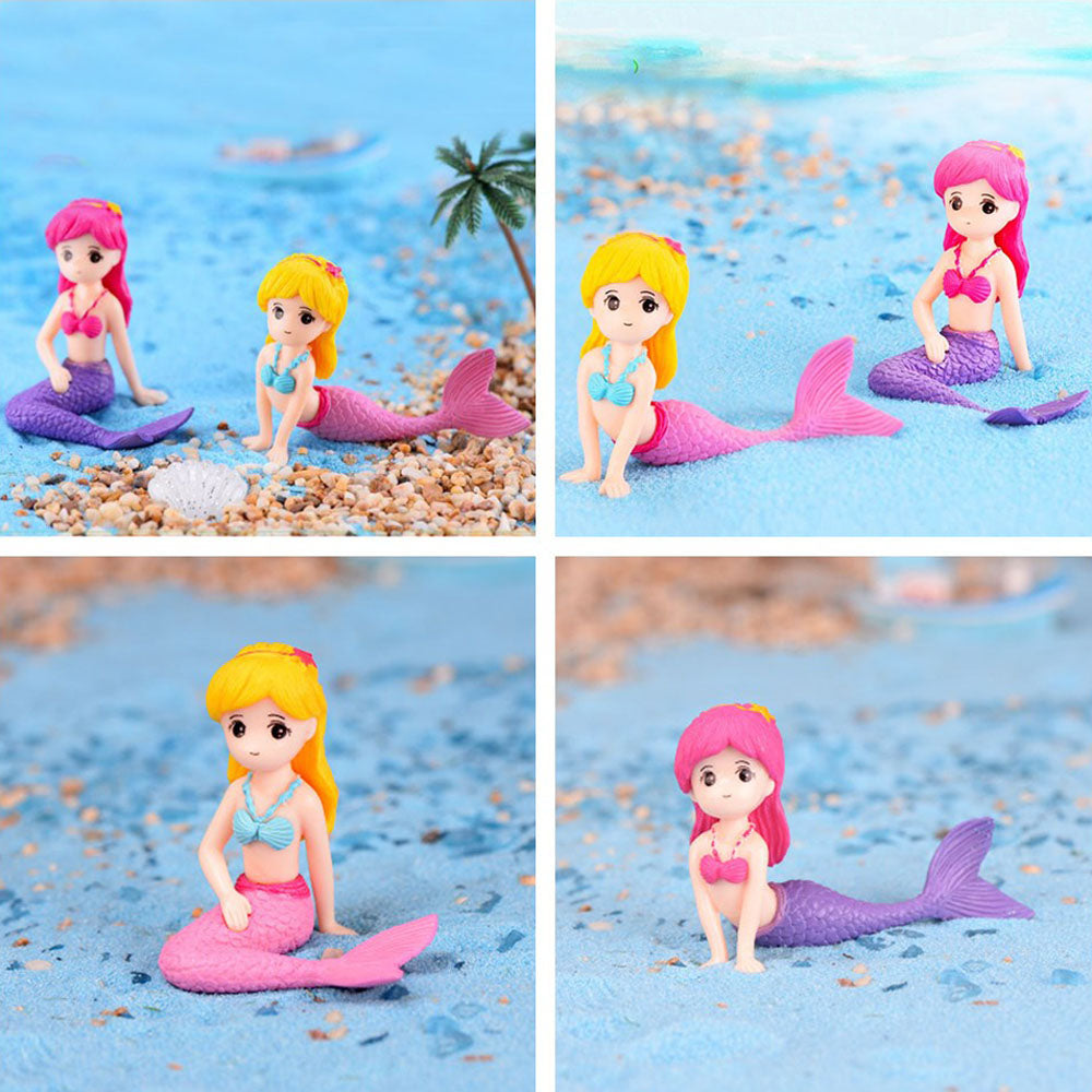 Mermaid micro landscape aquarium decoration