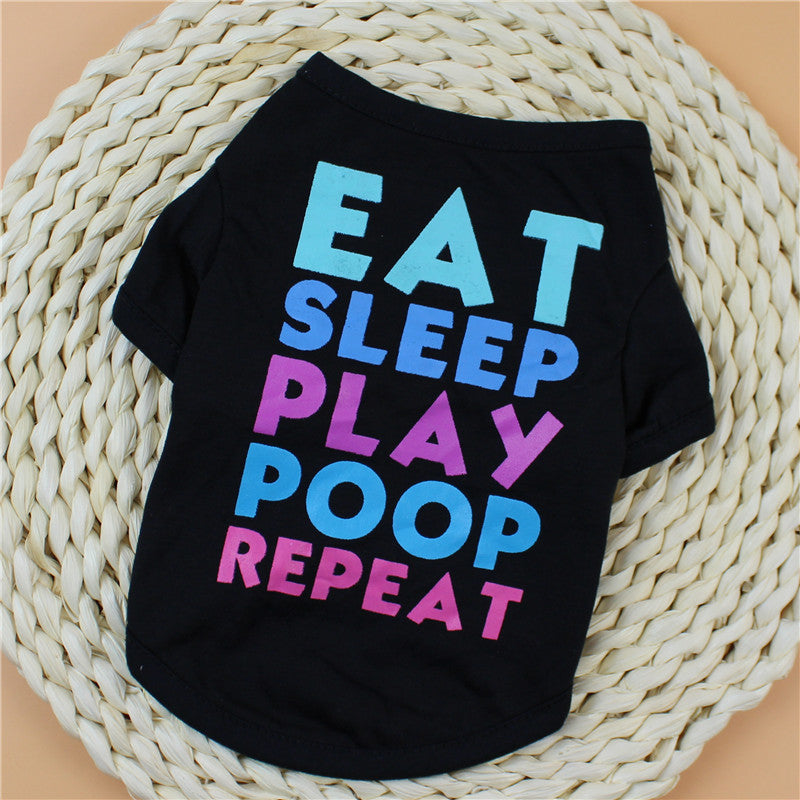 Eat Sleep Play Poop Repeat Dog Tee