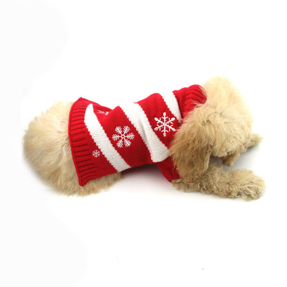 Christmas pet sweater