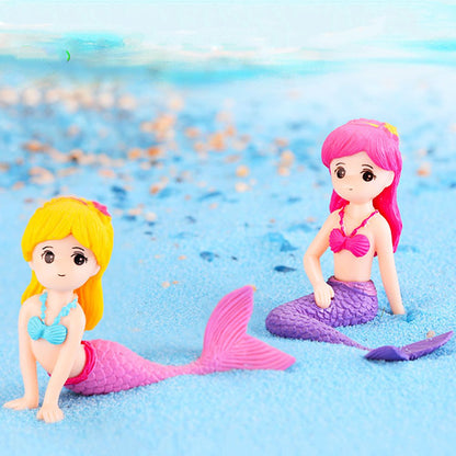 Mermaid micro landscape aquarium decoration
