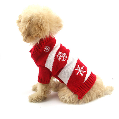 Christmas pet sweater