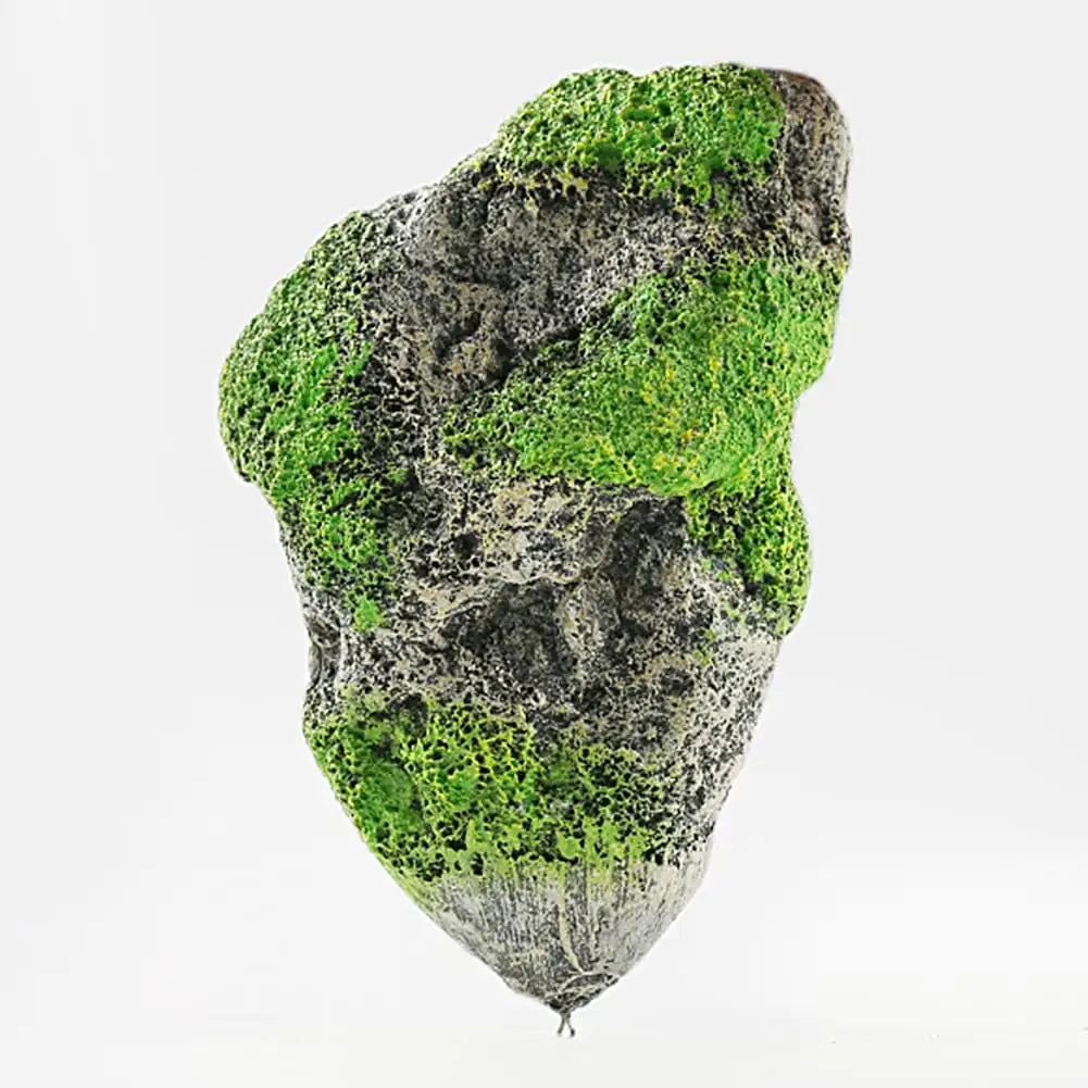 Decoraciones flotantes para acuarios con rocas de musgo